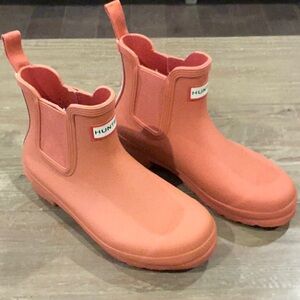 Hunter orange Chelsea  Rain Boots